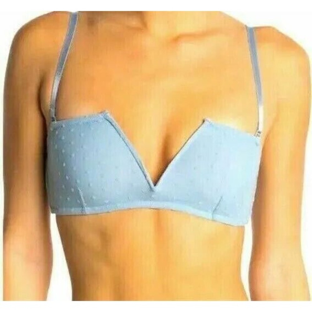 NWT  Free People Intimately Sierra Bandeau Bralette The Rain Wireless Sz S